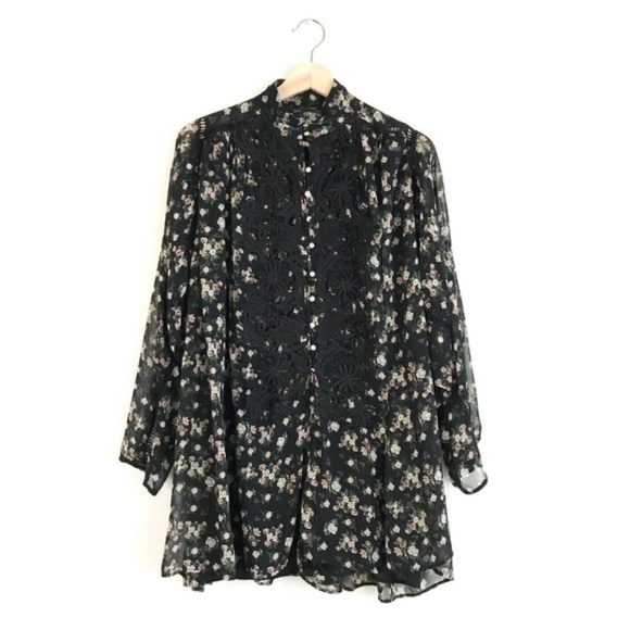 Zara Pants - [Zara] NWOT Crochet Floral Romper